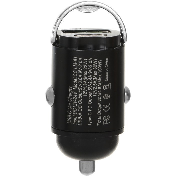 شارژر فندکی PD و فست دو پورت Liami مدل CC.LM-81 38W - مشکی