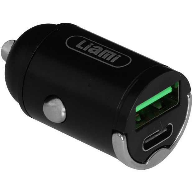 شارژر فندکی PD و فست دو پورت Liami مدل CC.LM-81 38W - مشکی